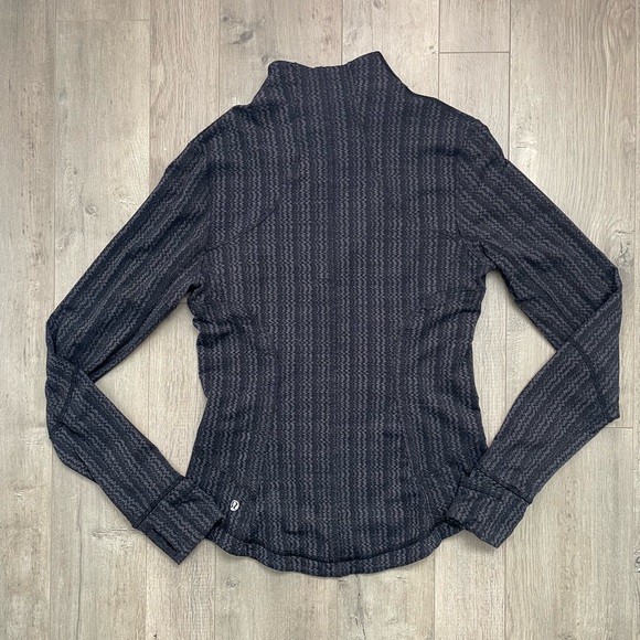 Lululemon Black & Purple Zig Zag Zip Up Define Jacket - Picture 8 of 8